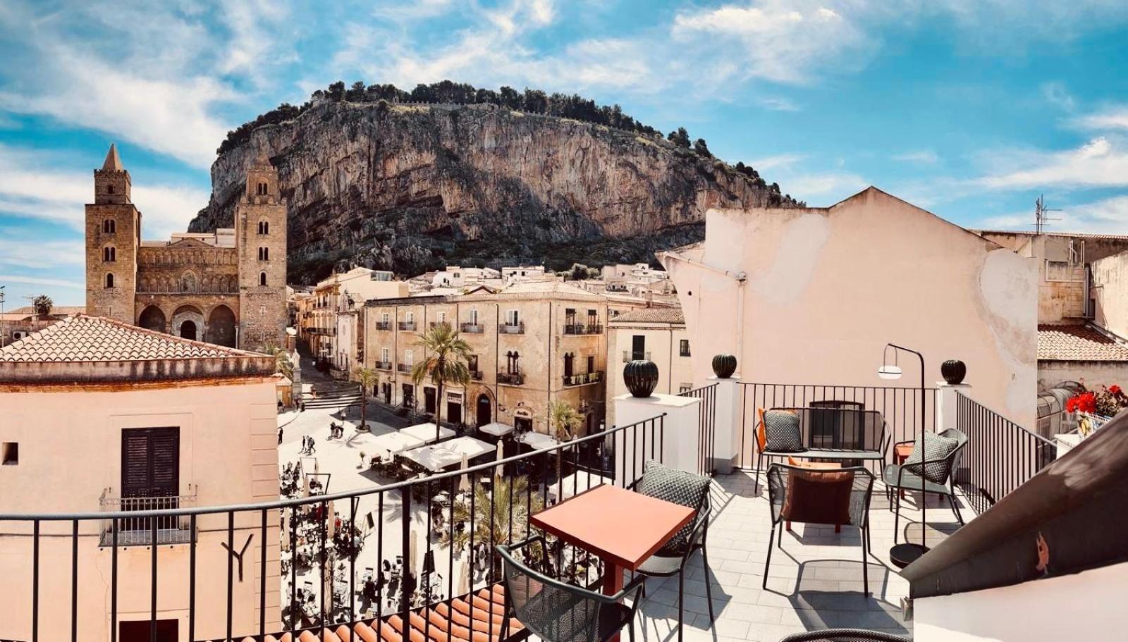 Palazzo Villelmi Cefalu Bagian luar foto