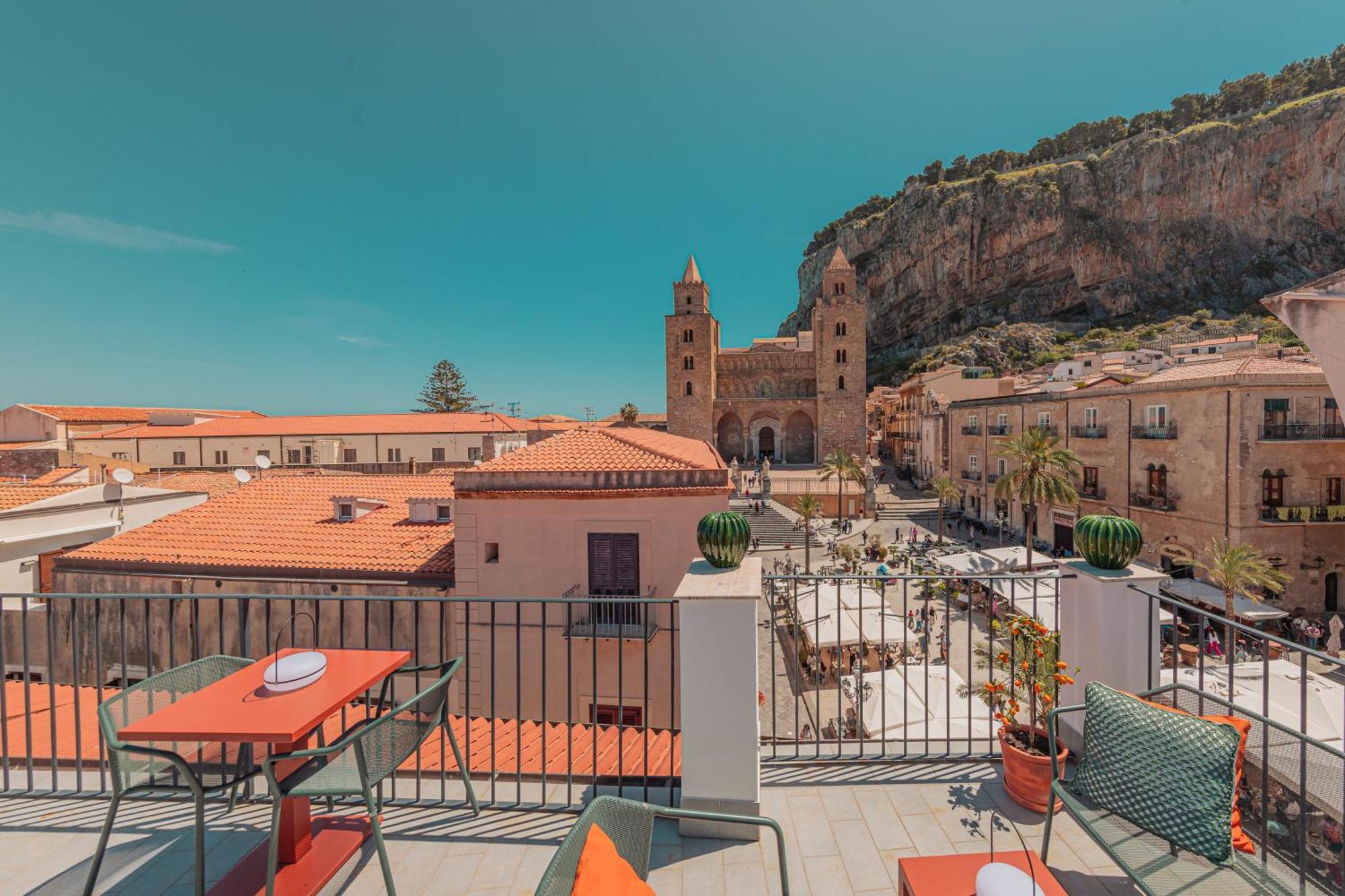 Palazzo Villelmi Cefalu Bagian luar foto